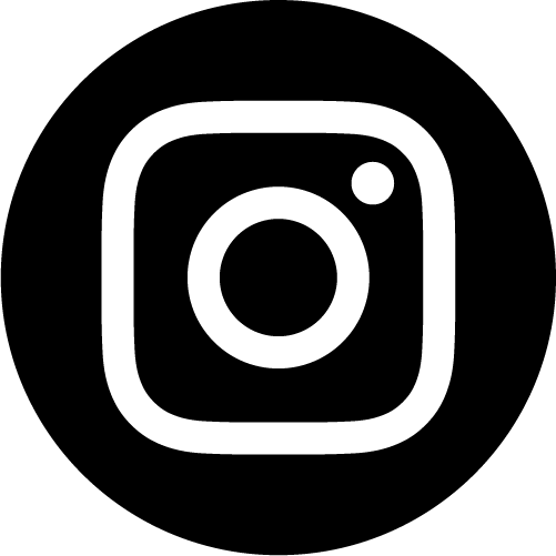 Black and white Instagram icon.
